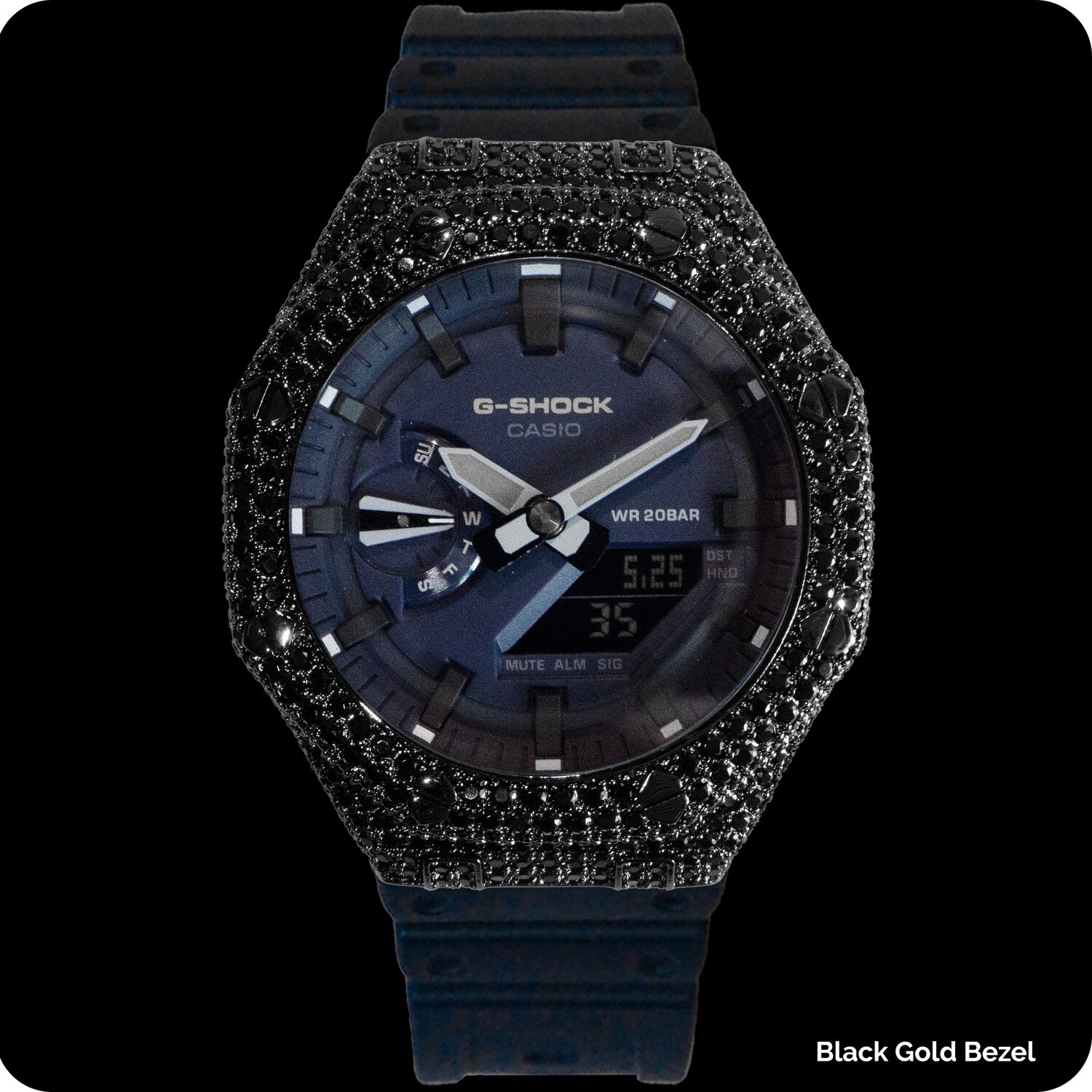Starry G-Shock Black Gold Bezel GA-2110ET-2ADR