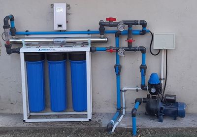 Big Blue 3 Stage Filtration Unit with 55watt UV Sterilizer