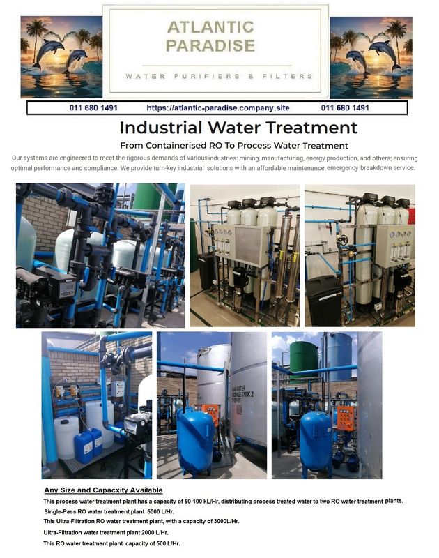 COMMMERCIAL FILTRATION  SYSTEMS / IINDUSTRIAL FILTRATION