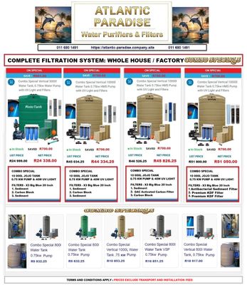 Big Blue 3 Stage Filtration Unit with 55watt UV Sterilizer