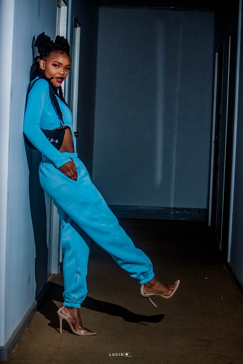 Open rib set (Jogger pants + Bodysuit)