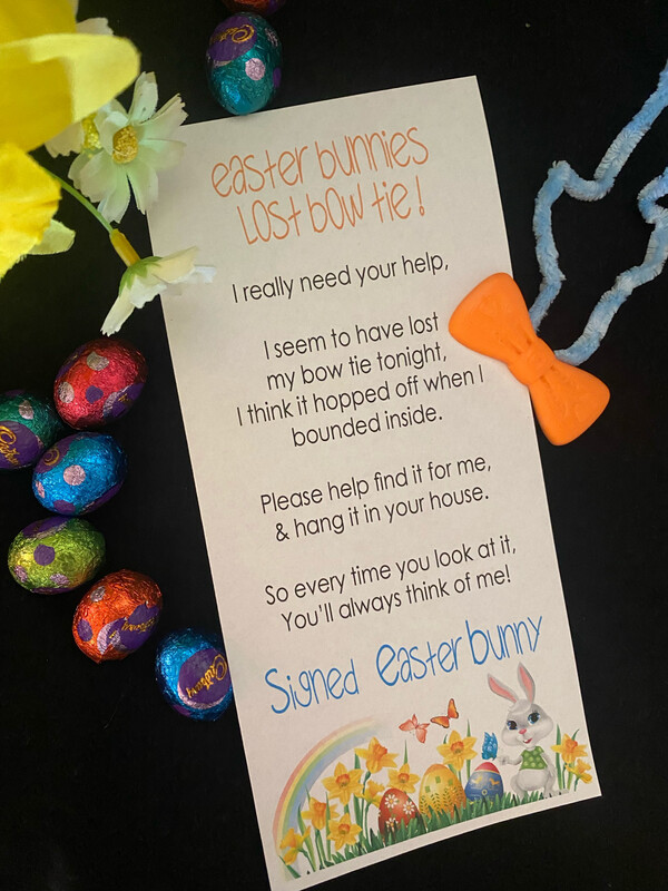 Easter Bunnies Lost Bow Tie