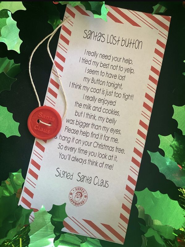 Santa’s Lost Button