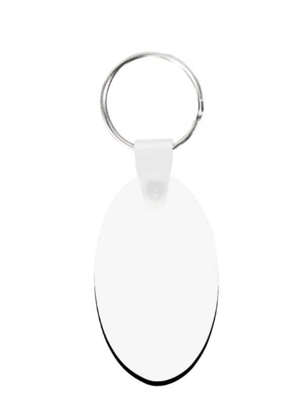 MDF Keyring - Oval