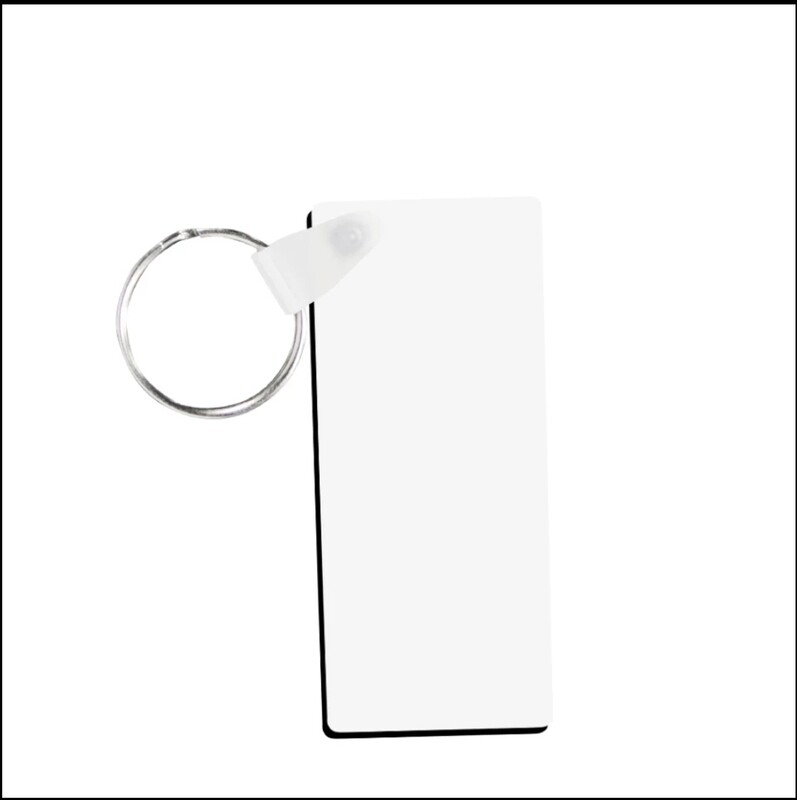 MDF Keyring - Skinny Rectangle