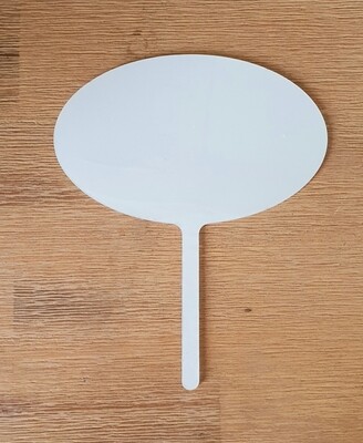 Acrylic Cake Toppers - Oval Shape