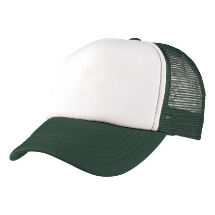 Trucker Cap - Bottle Green and White