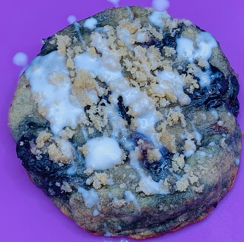 Gluten Free Blueberry Muffin Protein Cookie