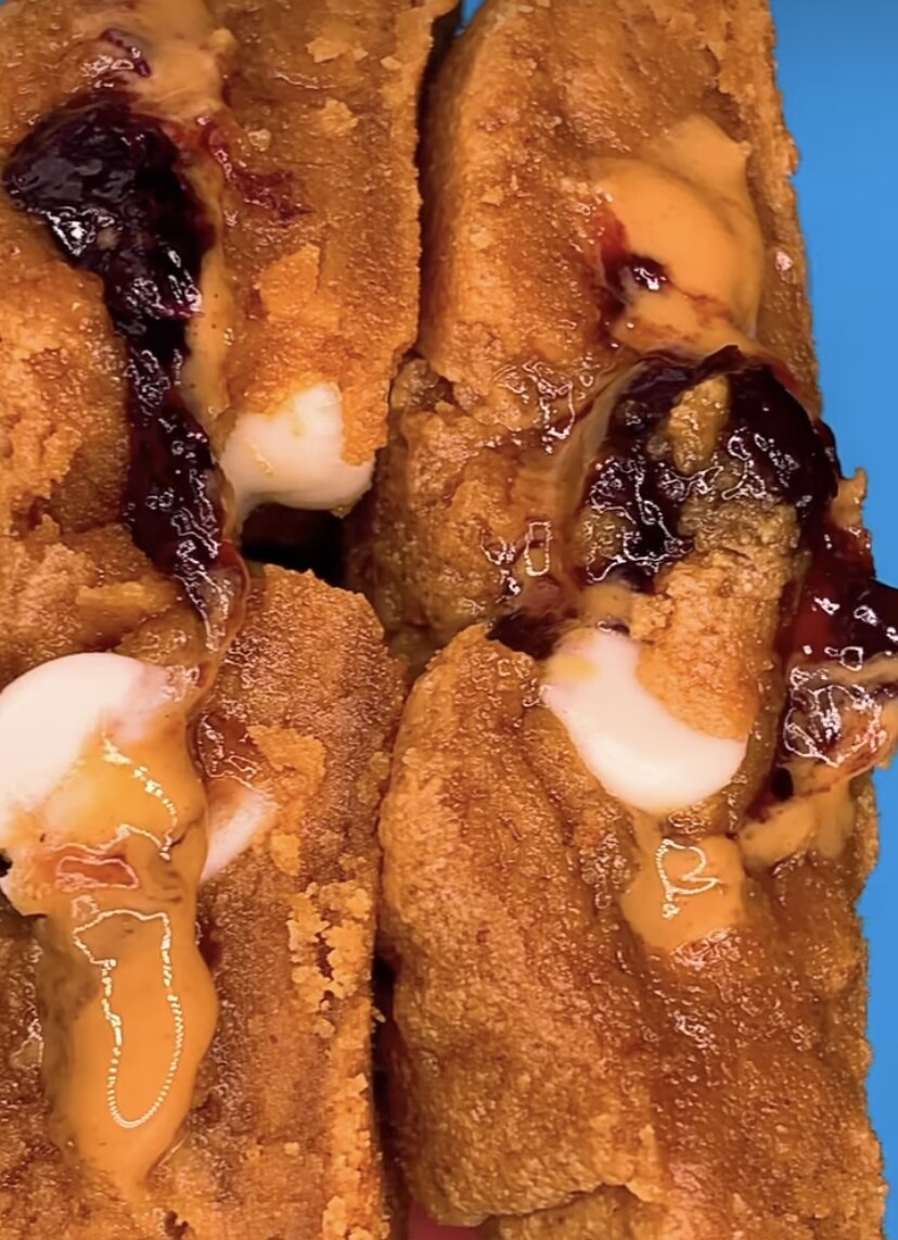 Pb&amp;J Blueberry Protein Cookie
