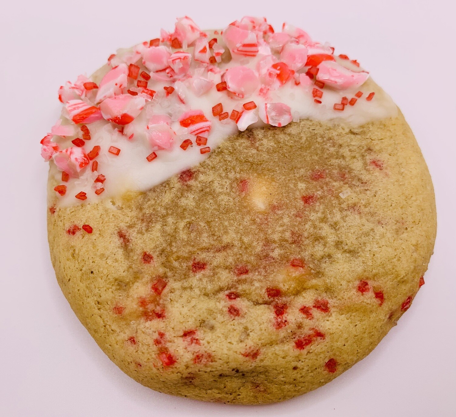 Gluten Free White Chocolate Peppermint Protein Cookie
