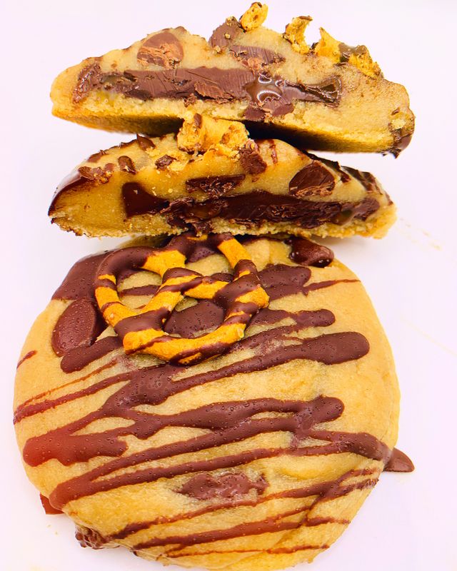 Gluten Free Chocolate Chip Sea Salt Caramel Powerhouse Protein Cookie