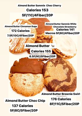 1 Dozen Almond Butter Protein Cookies