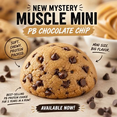 Mystery Bag Muscle Minis 💪🏻 Peanut butter chocolate Chip