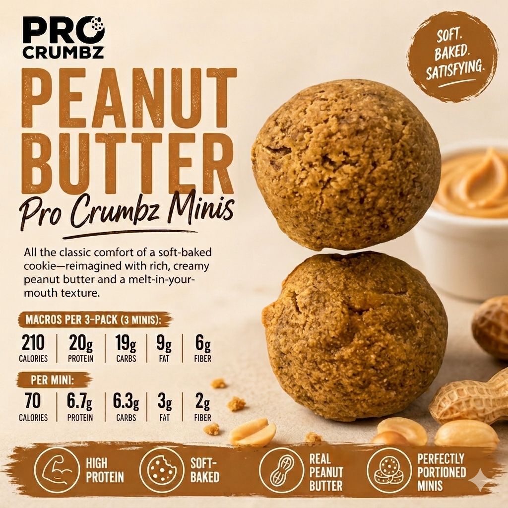 🥜 Peanut Butter Pro Crumbz Minis 3 Pack