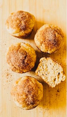 SNICKERDOODLE MINI PROTEIN MUFFINS 🤎 6 PACK
