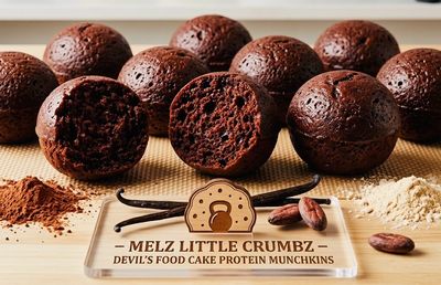 🍫 Devil’s Food Protein Munchkins (Gluten-Free)