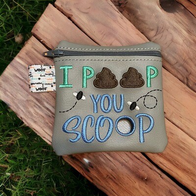 Dog Poop Bag Holder: I Poop, You Scoop
