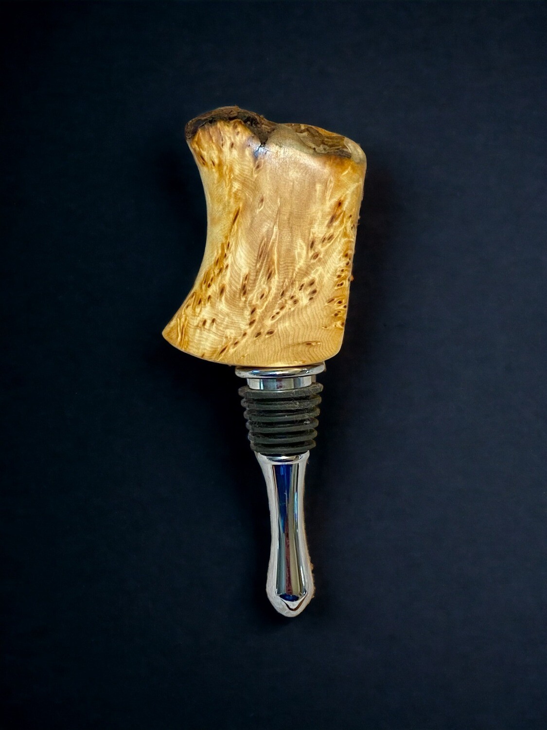 Bottle Stopper: Yellow Cedar Burl