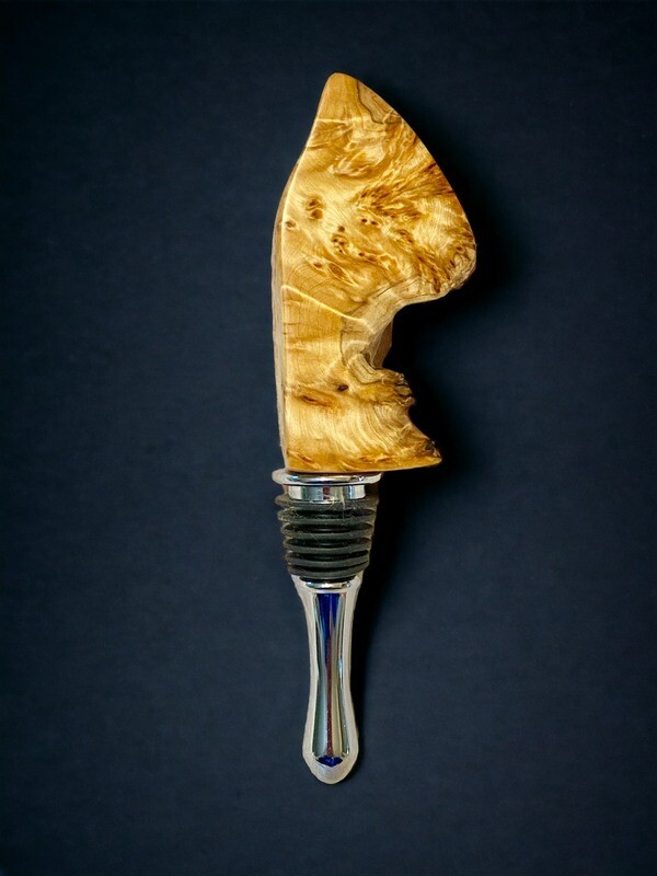 Bottle Stopper: Yellow Cedar Burl