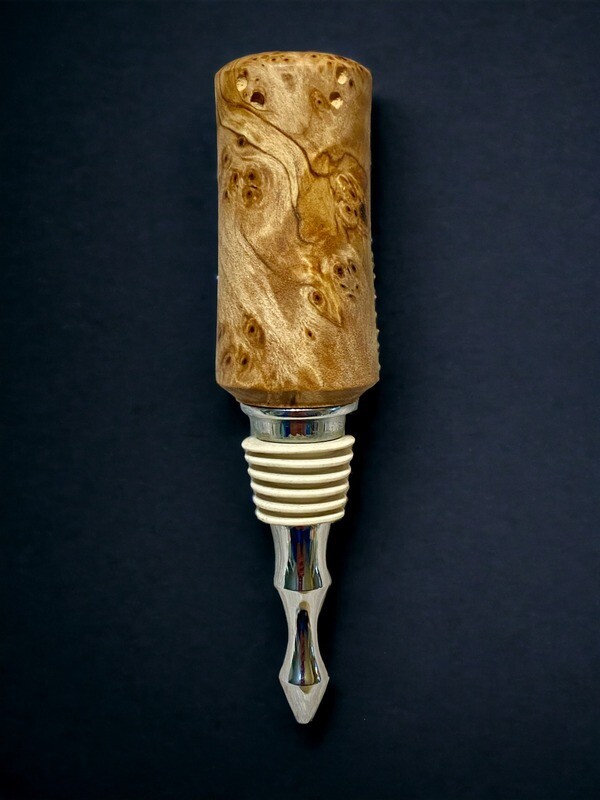 Bottle Stopper: Birch Burl