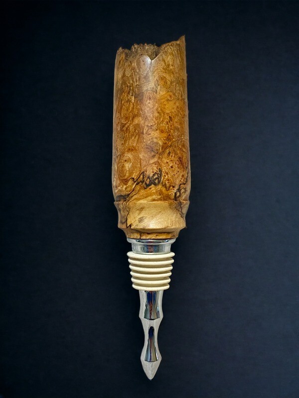 Bottle Stopper: Maple Burl