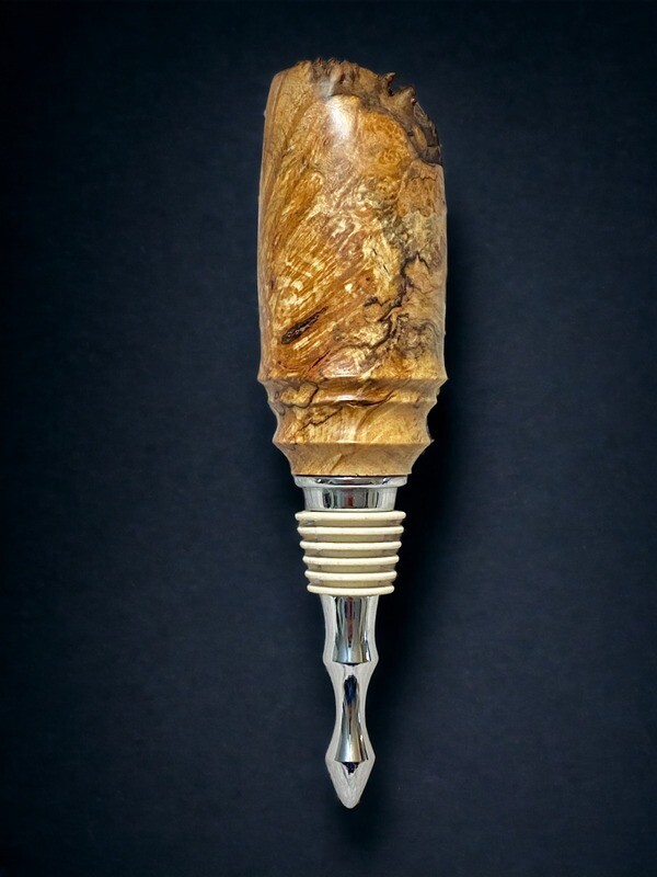 Bottle Stopper: Maple Burl