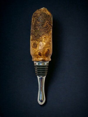 Bottle Stopper: Ash Burl