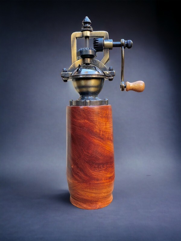 Antique Style Pepper Grinder: Narra