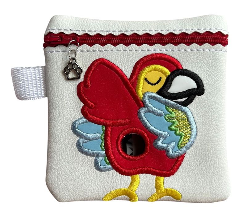 Dog Poop Bag Holder:  Parrot