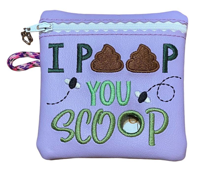Dog Poop Bag Holder: I Poop, You Scoop