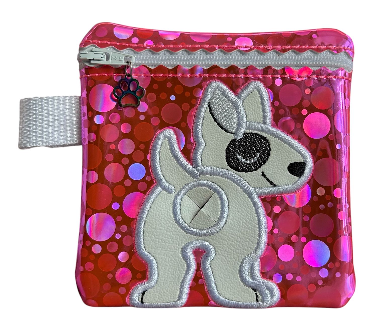 Dog Poop Bag Holder: Bull Terrier