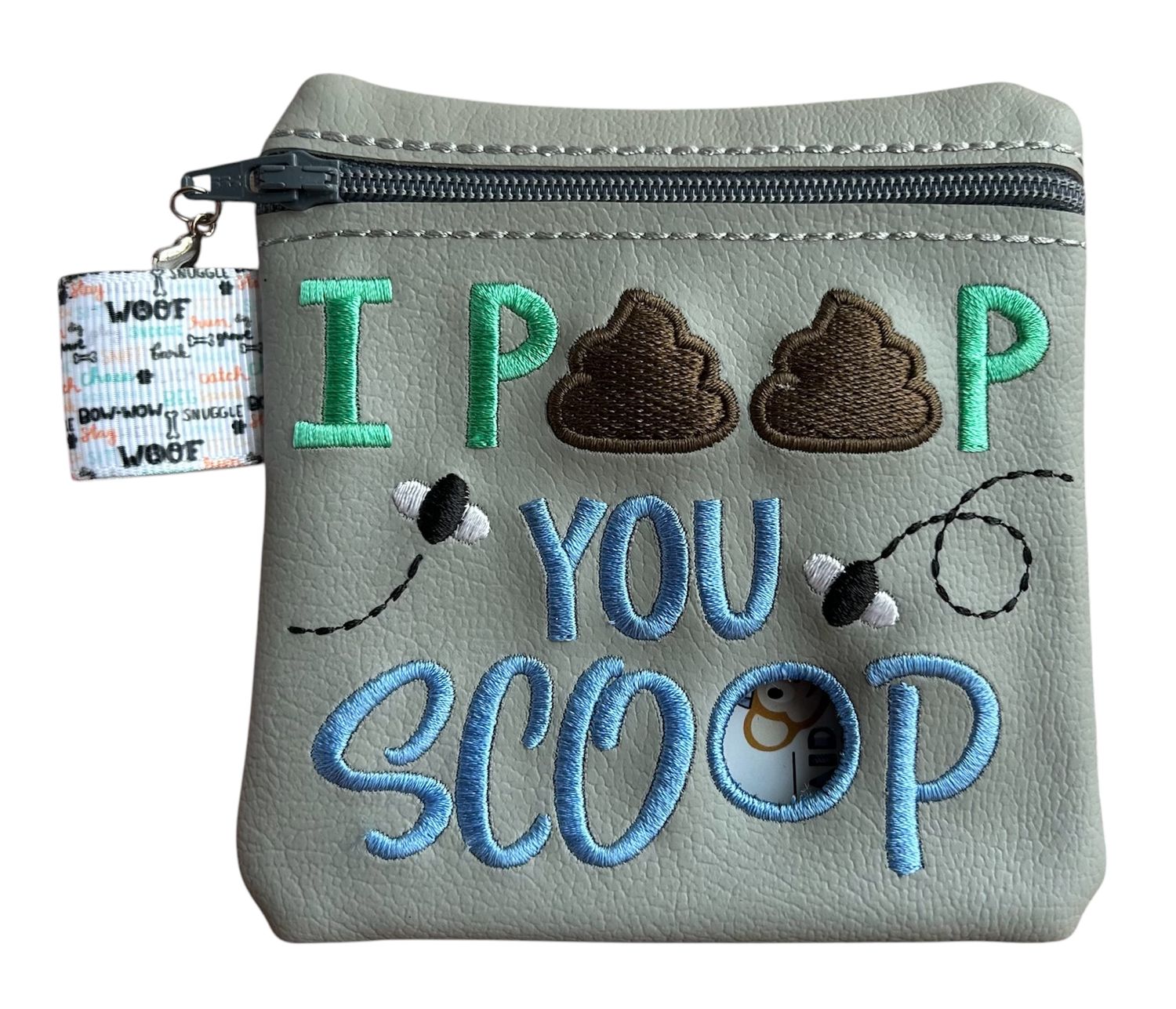 Dog Poop Bag Holder: I Poop You Scoop