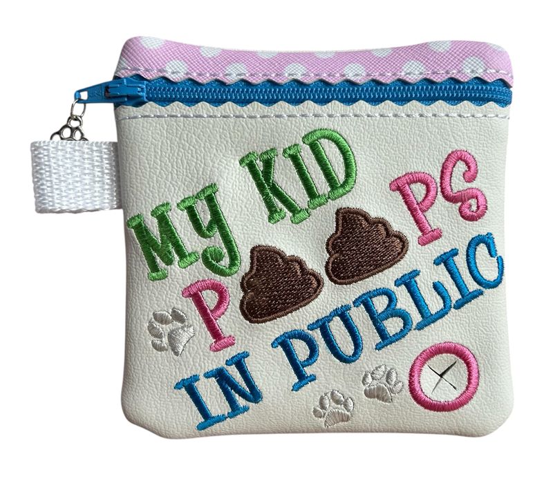 Dog Poop Bag Holder: My Kid Poops in Public
