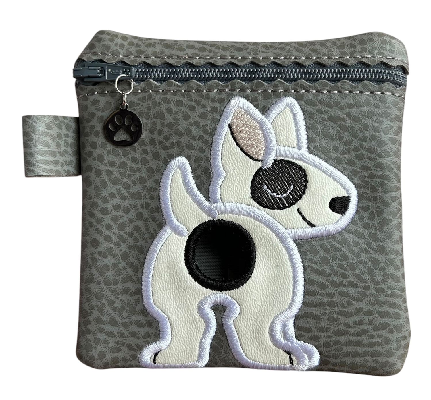 Dog Poop Bag Holder: Bull Terrier