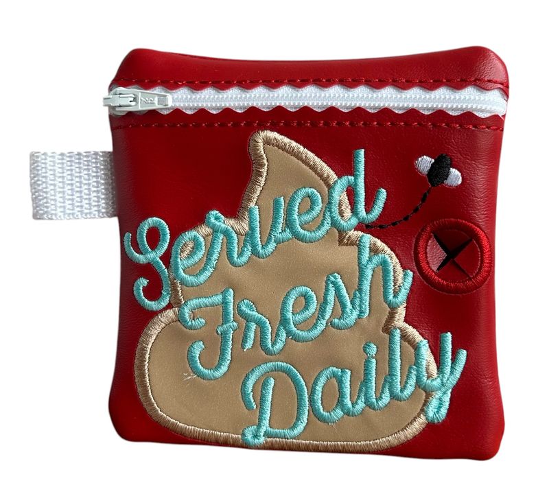 Dog Poop Bag Holder: Served Fresh Daily
