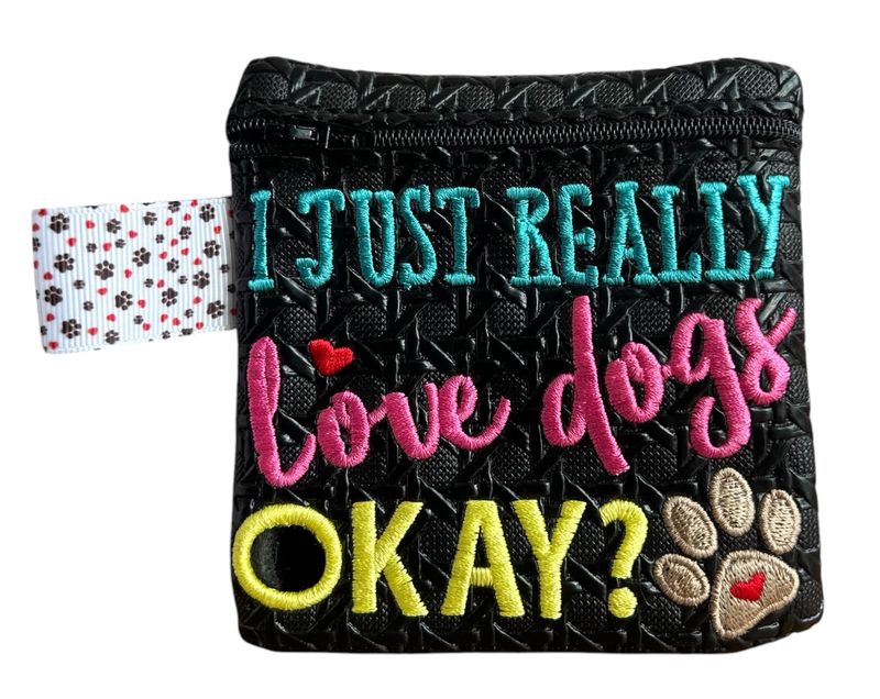 Dog Poop Bag Holder: I Just Really Like Dogs