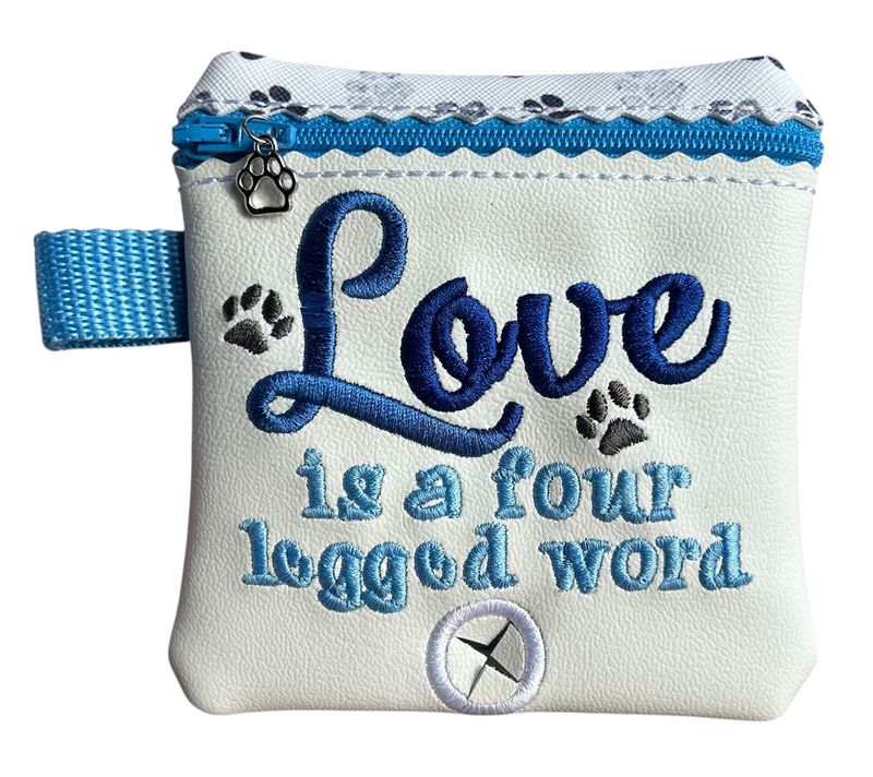 Dog Poop Bag Holder: Love is a Four Letter Word