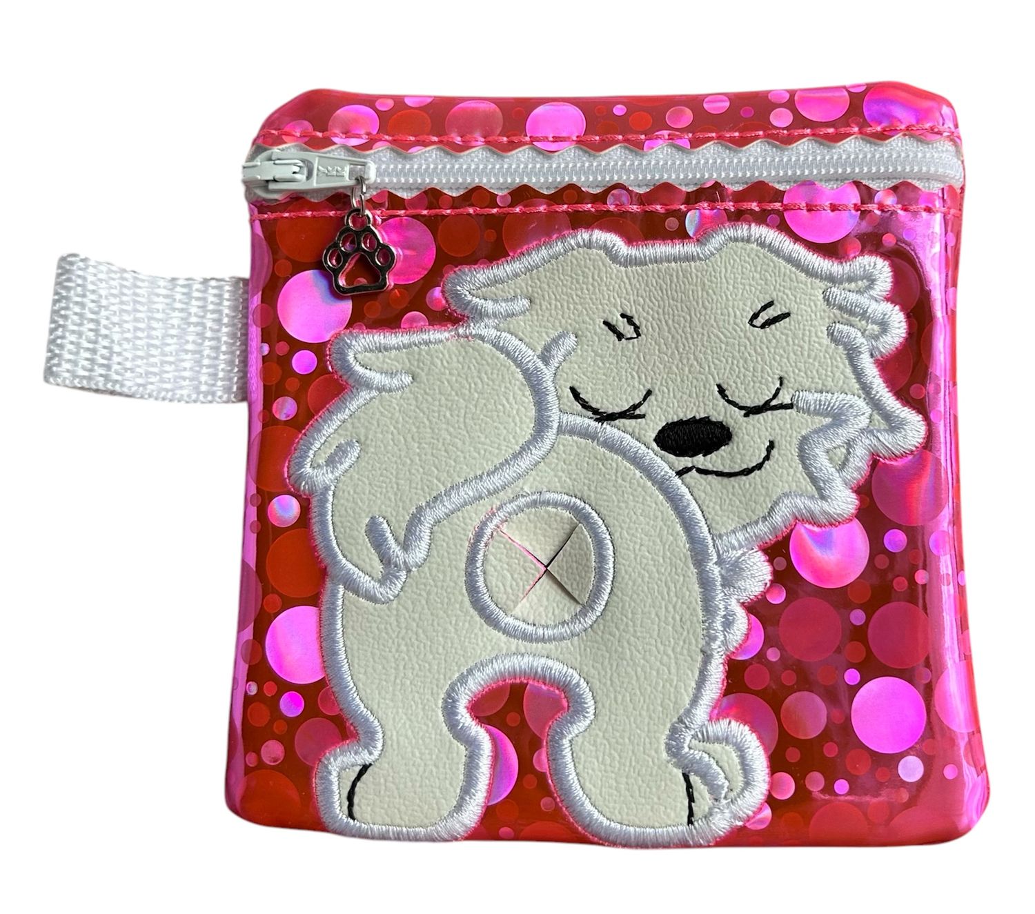 Dog Poop Bag Holder: Maltese