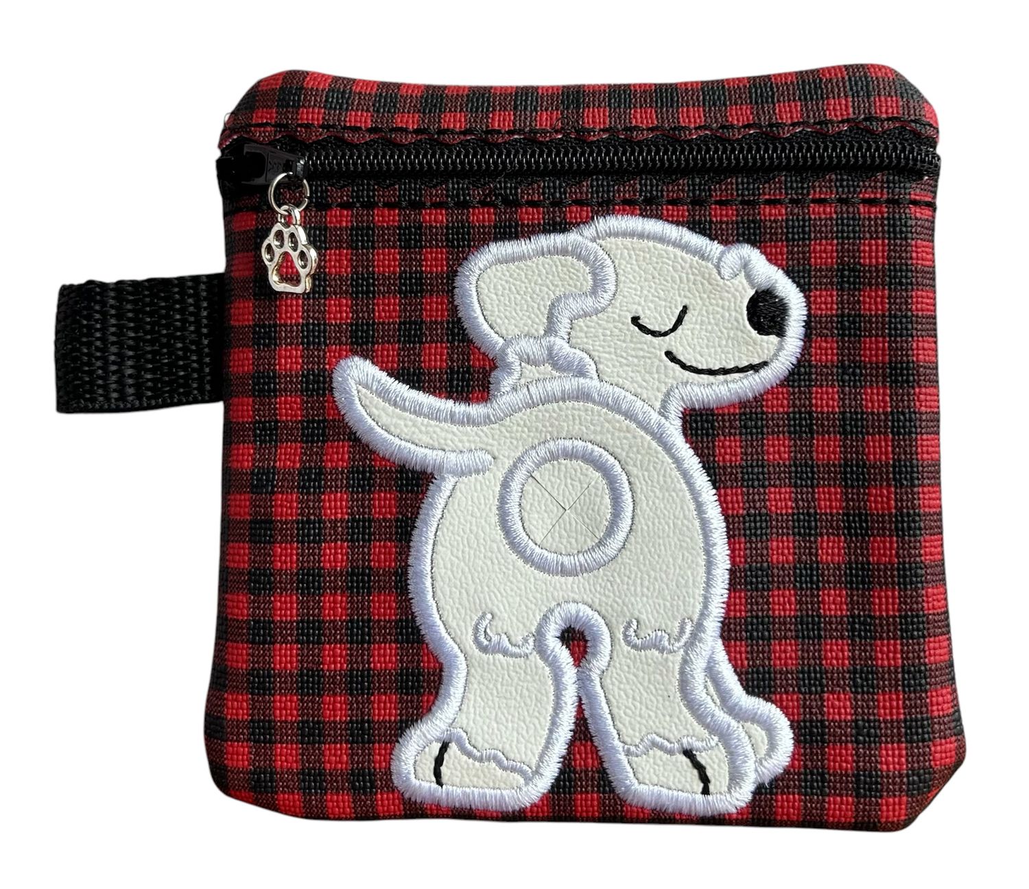 Dog Poop Bag Holder: Bedlington