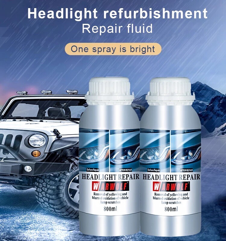 Car Headlight Repair Fluid