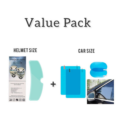 Bundle Pack Car/Bike Rainproof Films