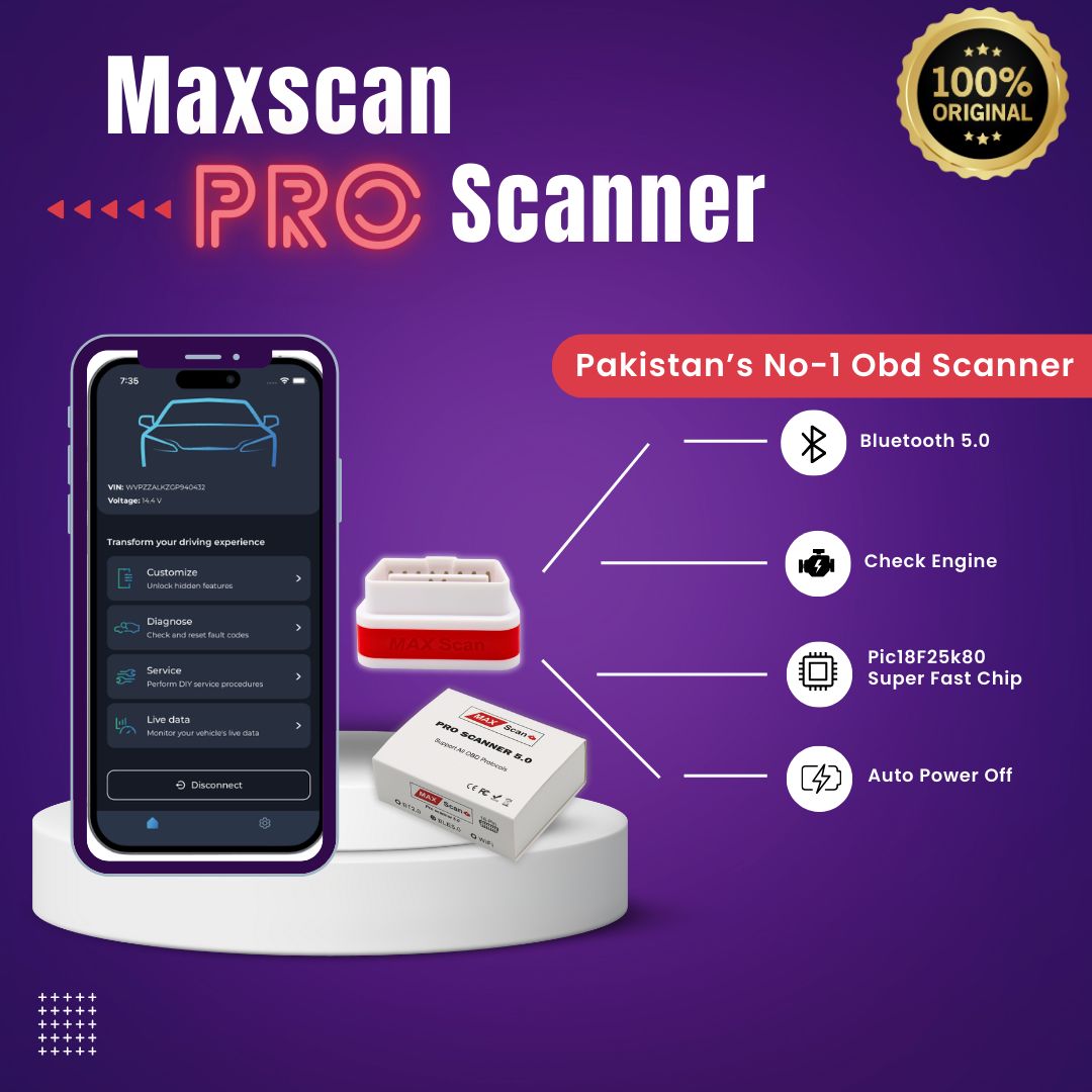 MAXSCAN Pro Scanner 5.0 OBD2 Scanner-All Obd Supported Scanner