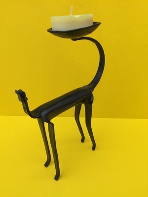 Teelichthalter Affe. Ein sehr edler großer Teelichthalter, Kerzenständer aus Metall.