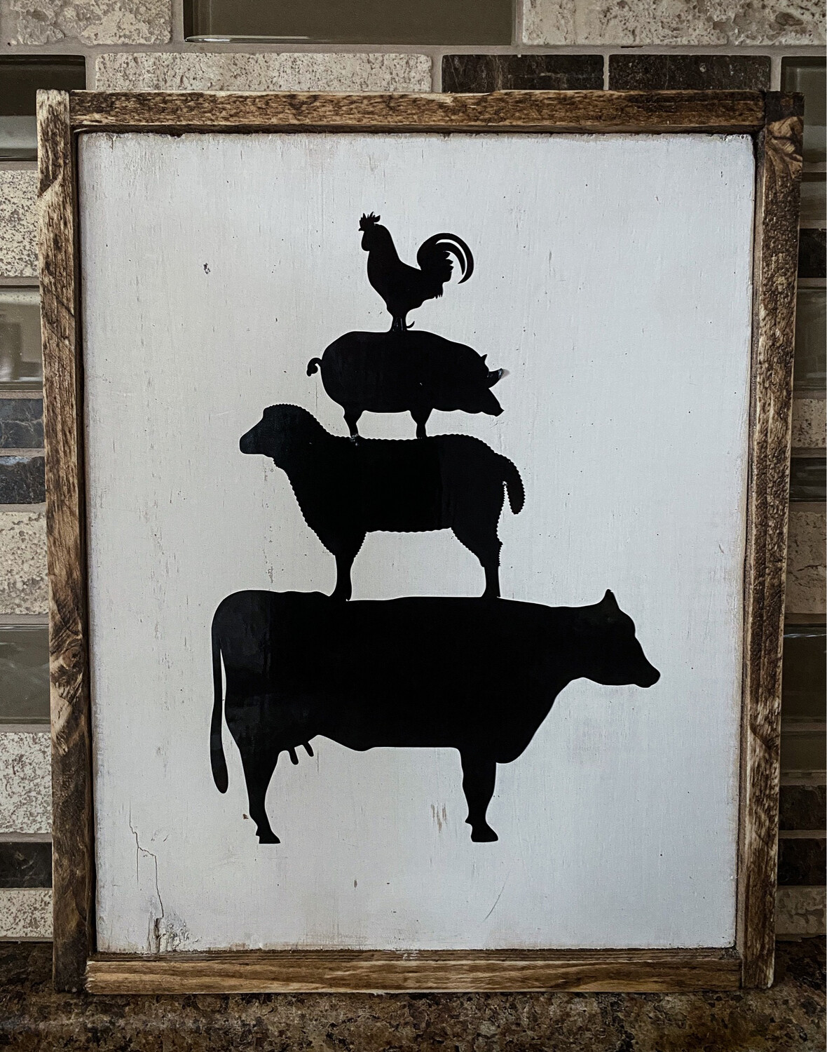 Rustic Animal Farm Sign