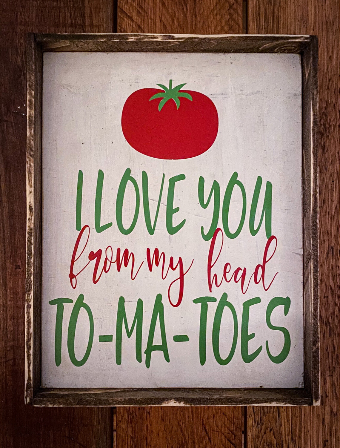 Rustic Tomatoes Sign