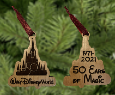 Wooden 50th Anniversary Ornament