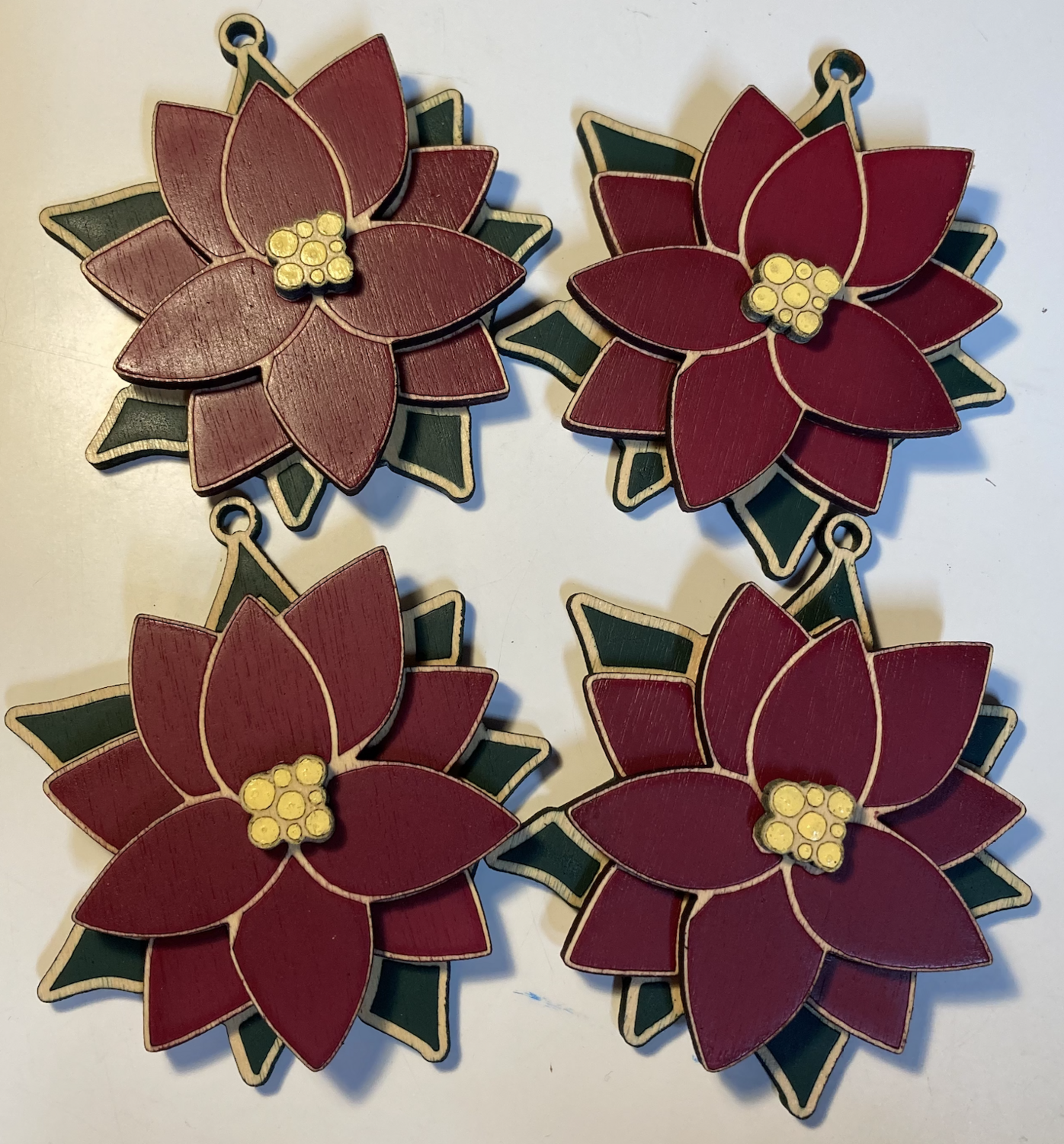 Poinsettia Ornament