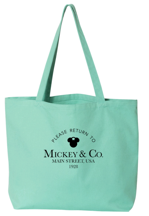 Little Blue Mouse Tote Bag