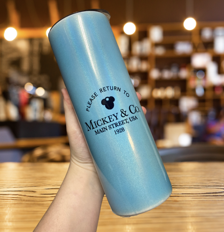 Little Blue Mouse Shimmer tumbler
