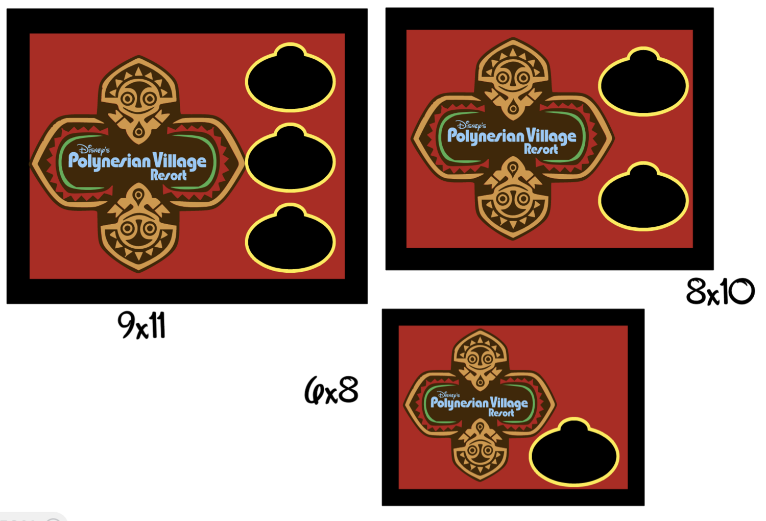 Polynesian Name Badge Display